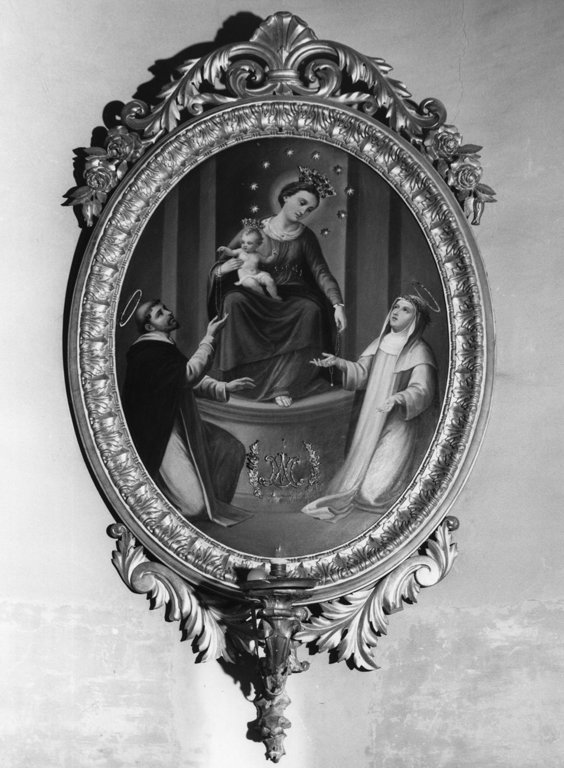 Madonna del Rosario (dipinto) - ambito romano (prima met&agrave; sec. XX)
